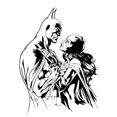 Batman and catwoman