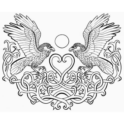 Celtic eagles heart