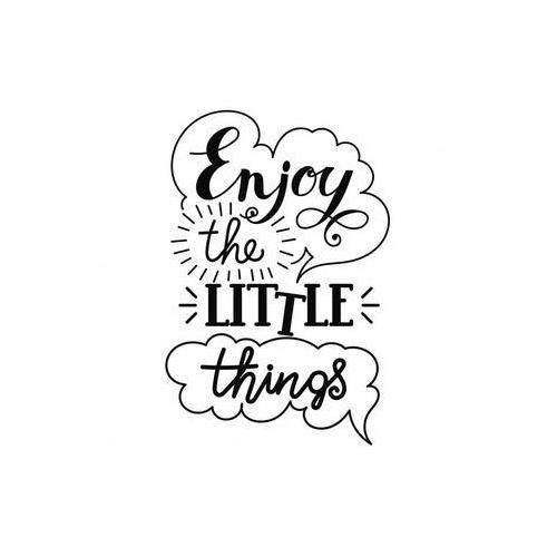 Enjoy the little things quote plaque