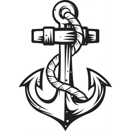 Nautical Anchor and rope