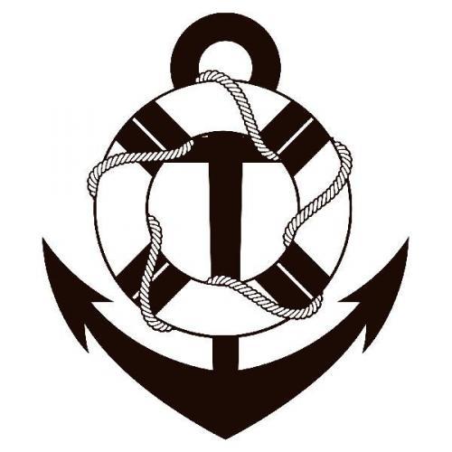 Nautical lifesaver anchor rope