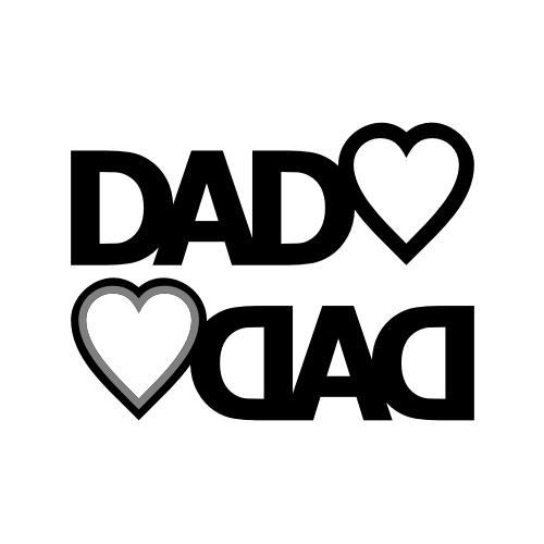 Dad Heart Picture Stand