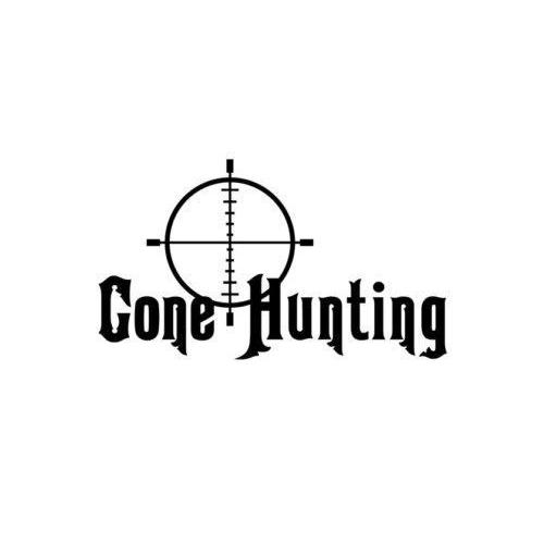 Gone hunting target plaque