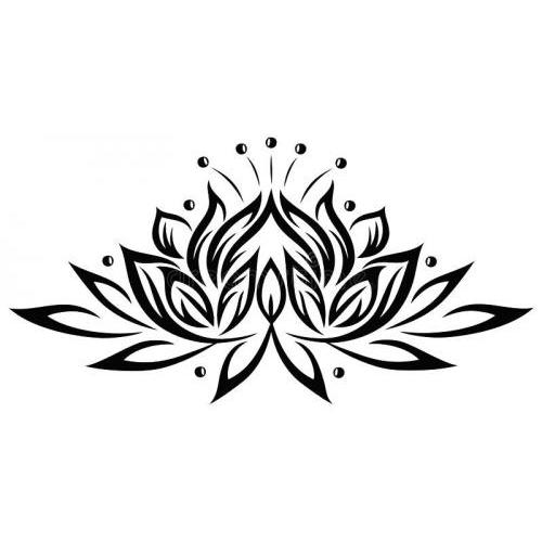 Free Free 54 Lotus Flower Outline Svg SVG PNG EPS DXF File