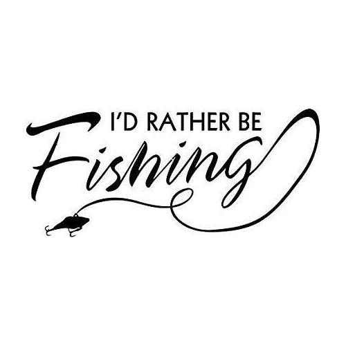 Rather be fishing plaque