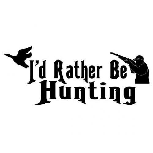 Rather be hunting plaque