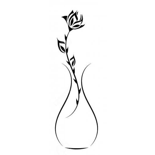 Rose flower vase 2