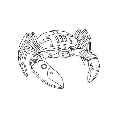 Steampunk crab
