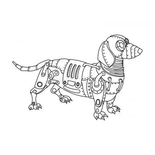 Steampunk dog