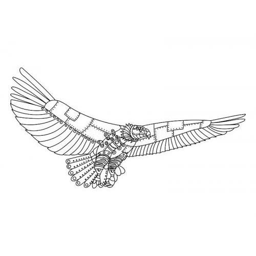 Steampunk eagle