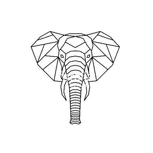 Free Free 266 Geometric Elephant Svg SVG PNG EPS DXF File
