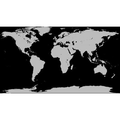 World Map - No Borders