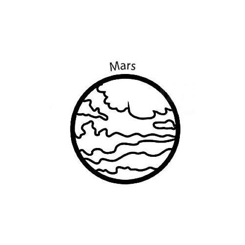 Mars planet space