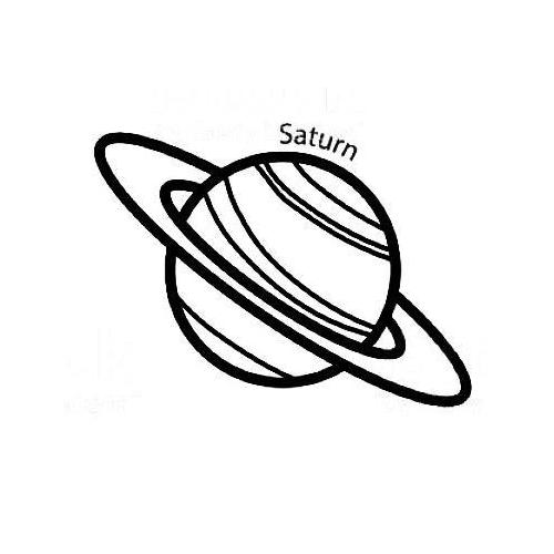 Saturn planet space