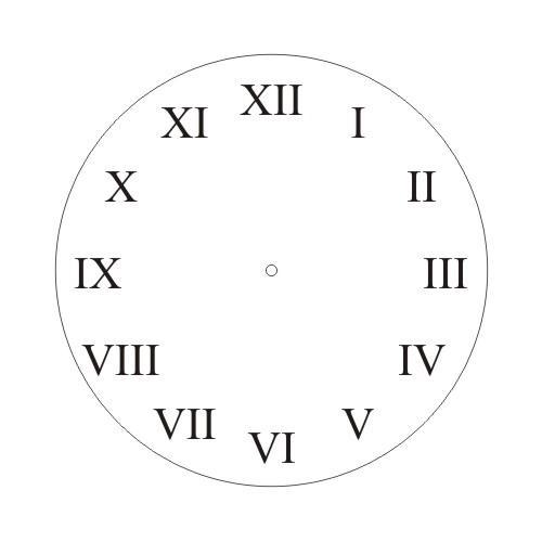 Roman Numeral Clock 1