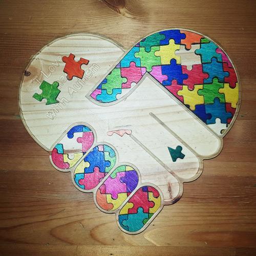 Autism Heart Puzzle