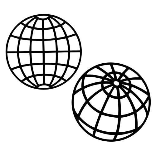 Grid Line Globes